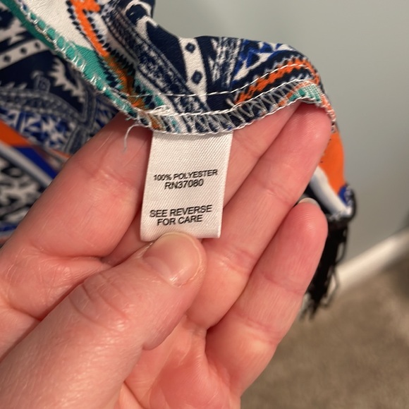 Aztec printed women’s kimono duster - Picture 5 of 6